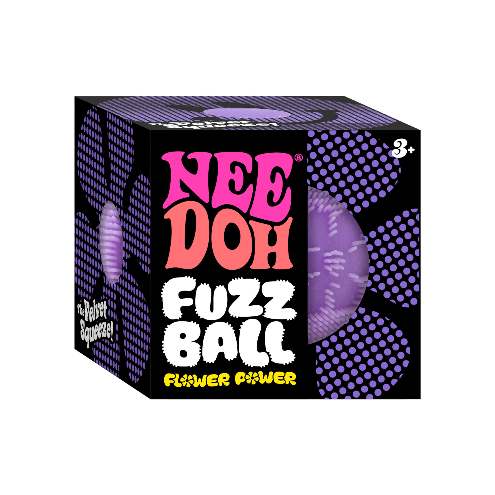 NeeDoh Fuzz Ball Flower Power — Fuzz Ball sensory fidget toy, NeeDoh stress ball — photo 12 of 12