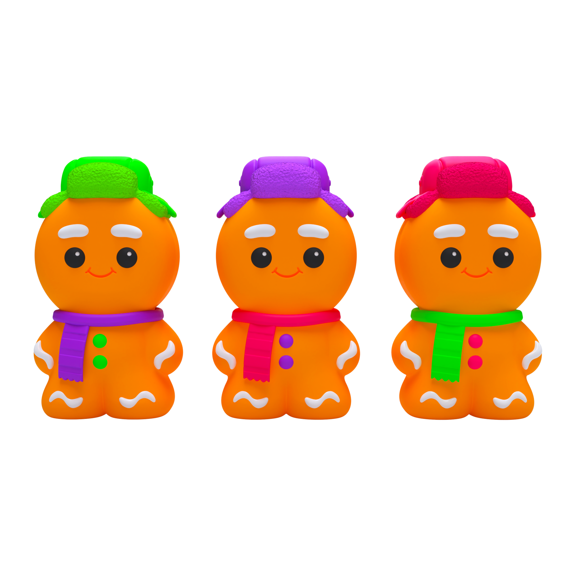 NeeDoh Ginger Glowman — Seasonal sensory fidget toy, NeeDoh stress ball — photo 2 of 2