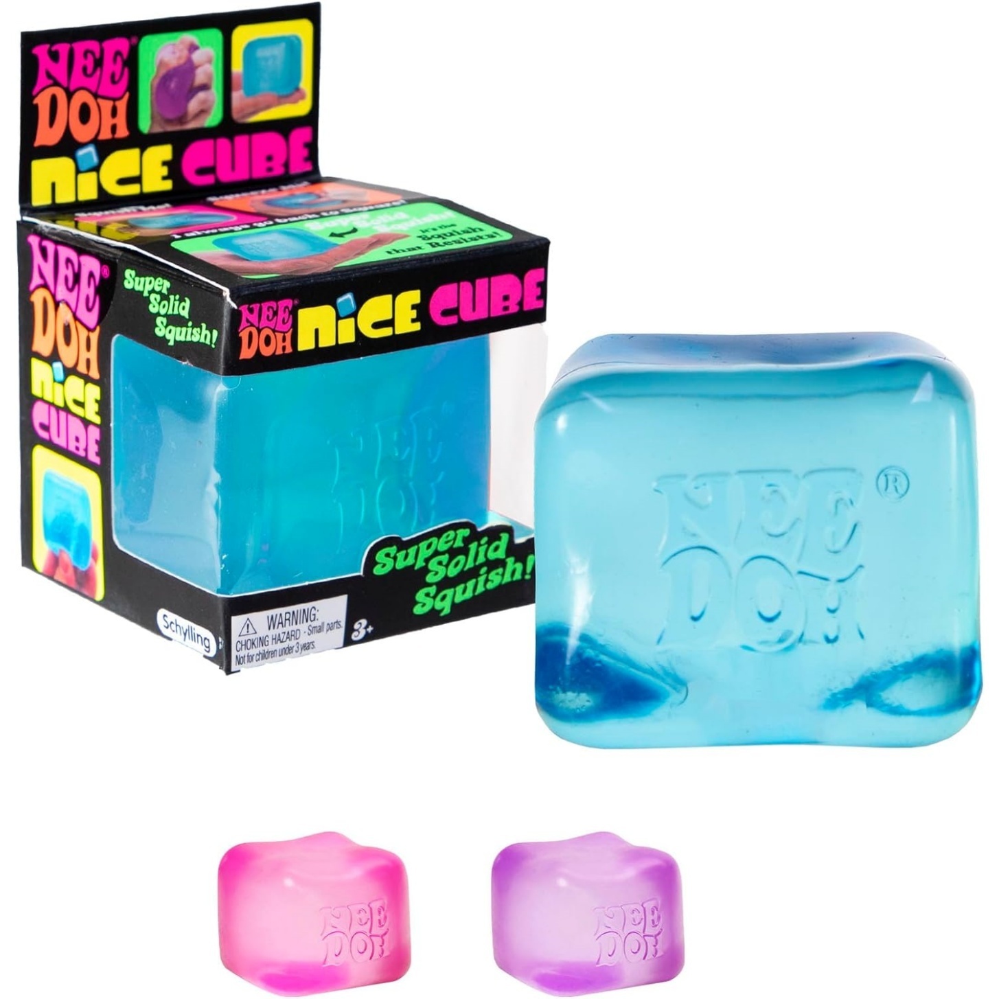 NeeDoh Gumdrop — Cubes & Shapes sensory fidget toy, NeeDoh stress ball — photo 8 of 11