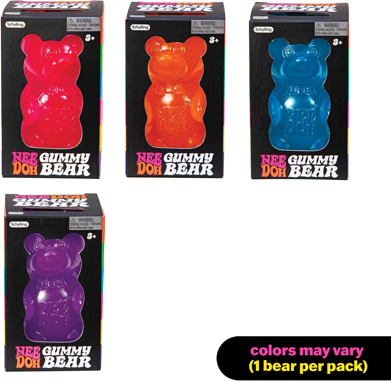 NeeDoh Gummy Bear — Classics sensory fidget toy, NeeDoh stress ball — photo 2 of 11
