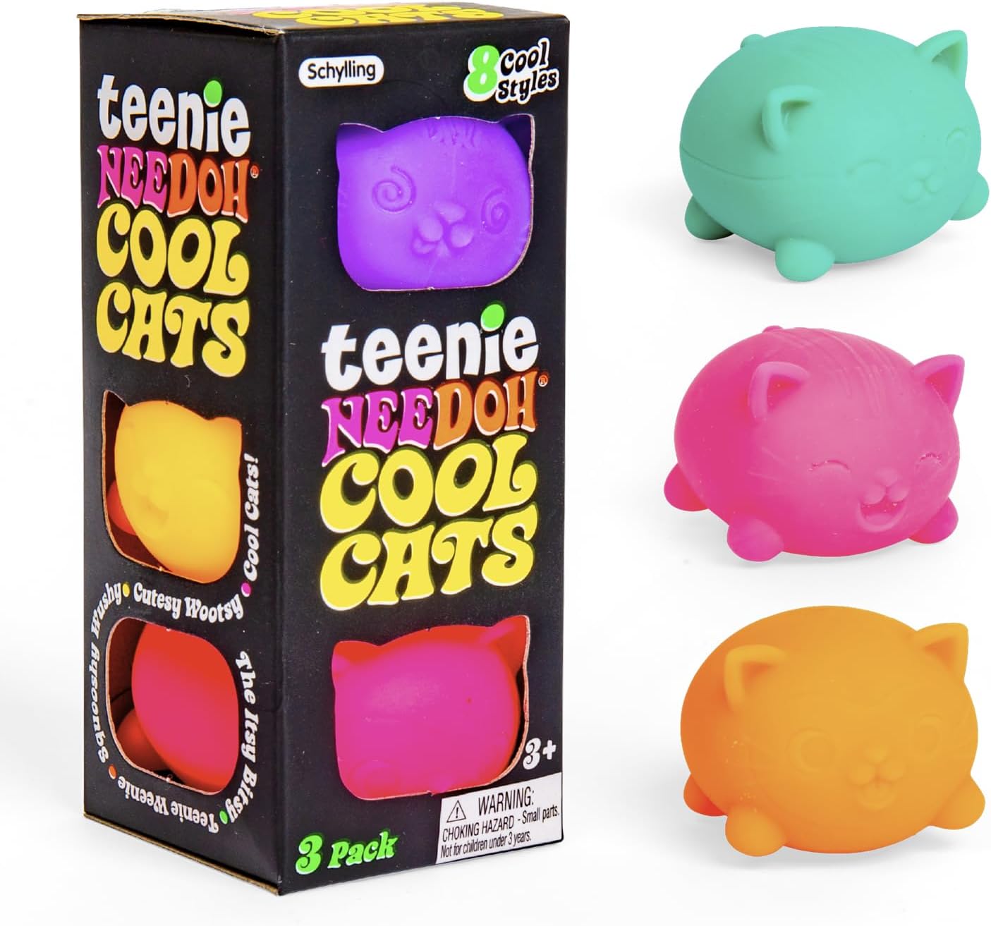 Teenie NeeDoh® Cool Kittens Multipack