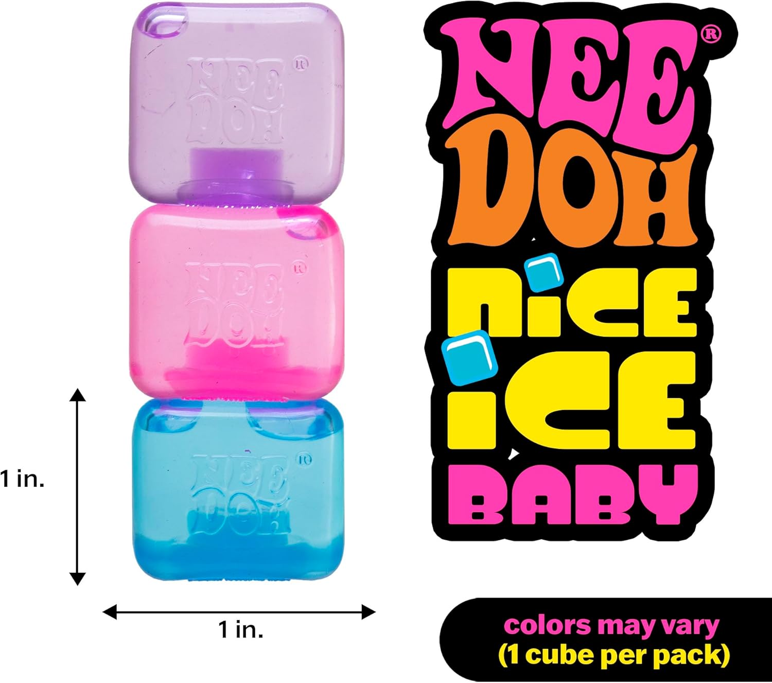 Teenie NeeDoh® Nice Ice Baby Multipack — Teenie Series sensory fidget toy, NeeDoh stress ball — photo 5 of 9